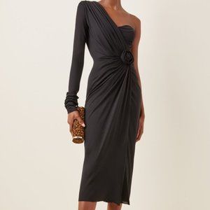 Dolce & Gabbana One Shoulder Ruched Dress-Size 36